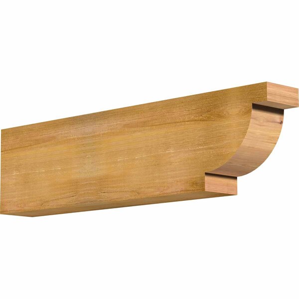 Ekena Millwork Alpine Rough Sawn Rafter Tail, Western Red Cedar, 6"W x 12"H x 48"L RFT06X12X48ALP00RWR - main